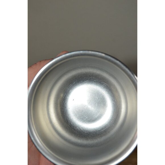 Vintage MCM Condiment Server Serving Set Walnut Stainless Steel Caddy Dish - Picture 6 of 9